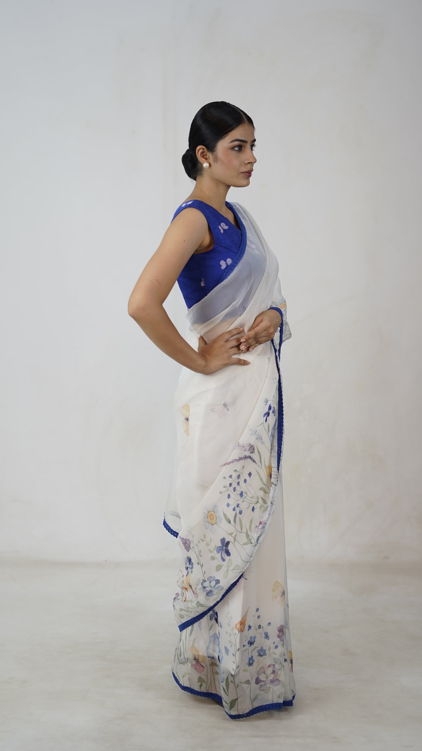 Sadhana - The White Organza Saree