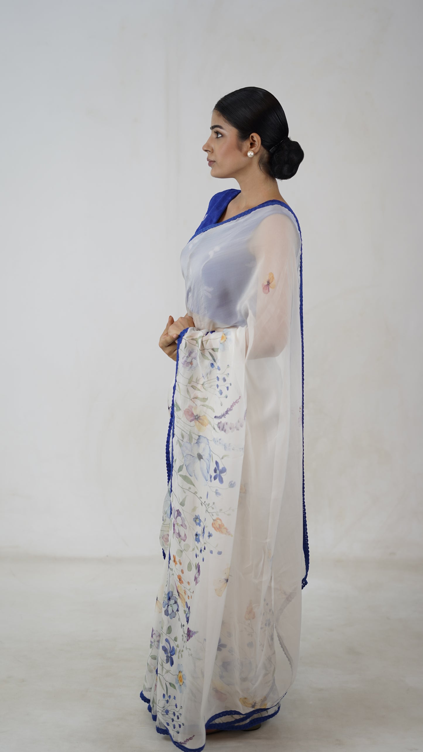 Sadhana - The White Organza Saree