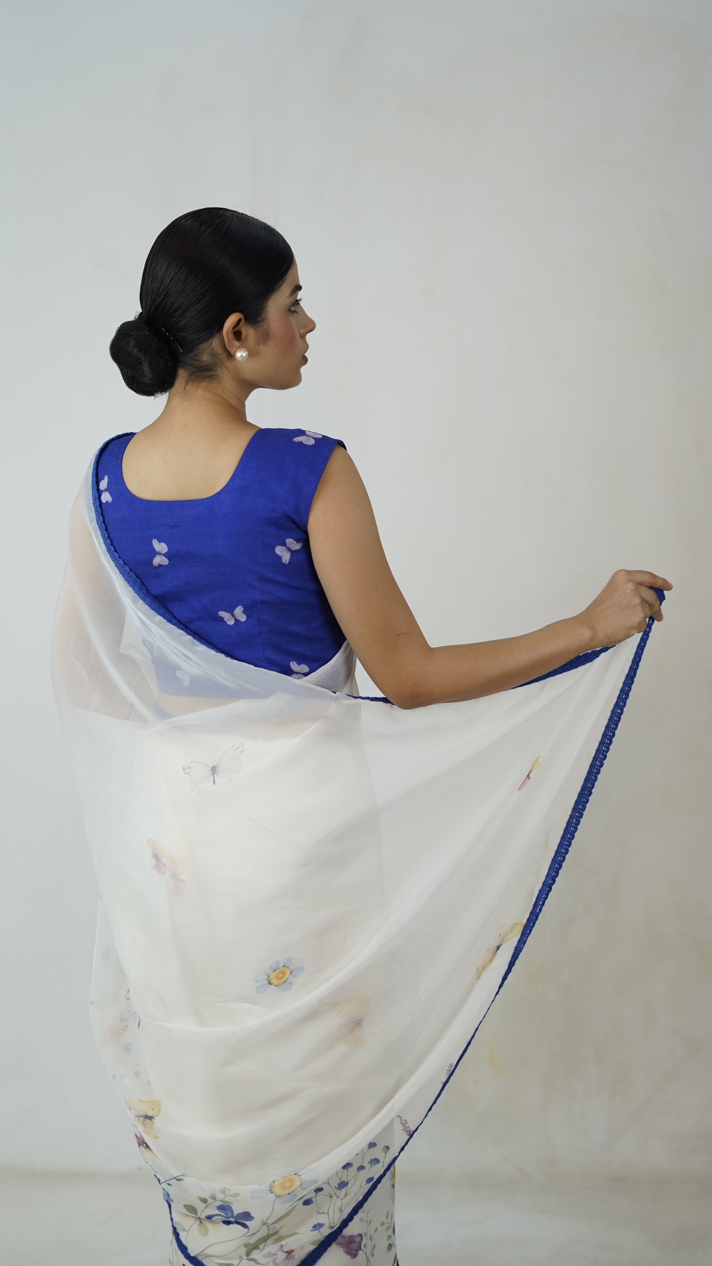 Sadhana - The White Organza Saree