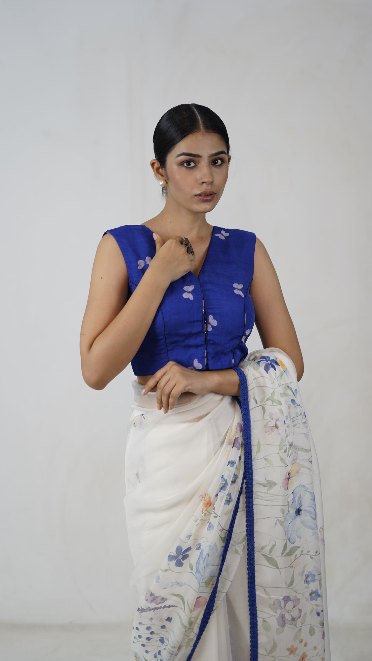 Sadhana - The White Organza Saree