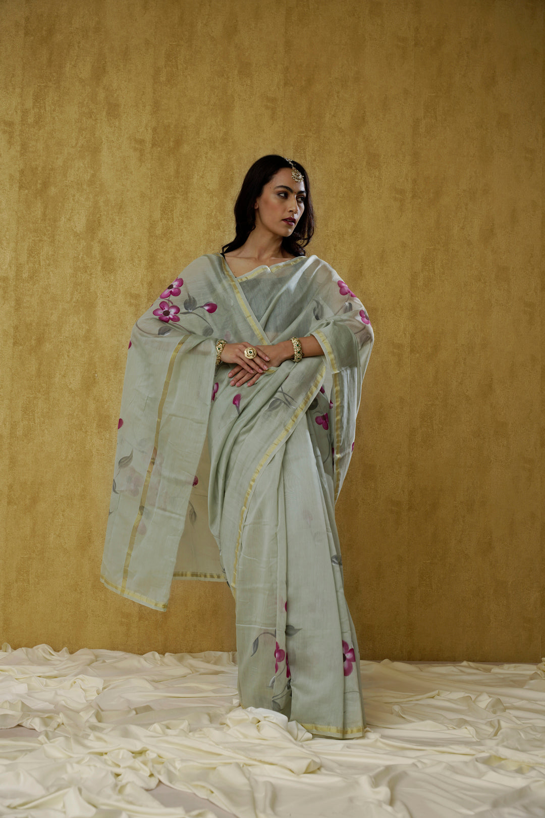 Kaaya- The Pistachio Green Saree