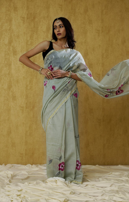 Kaaya- The Pistachio Green Saree