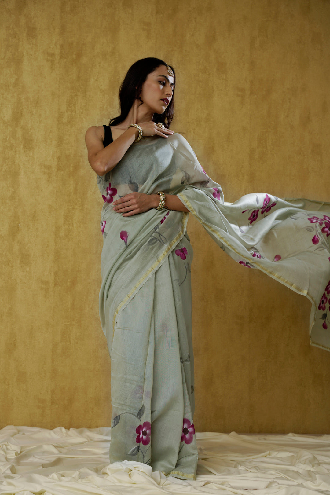 Kaaya- The Pistachio Green Saree