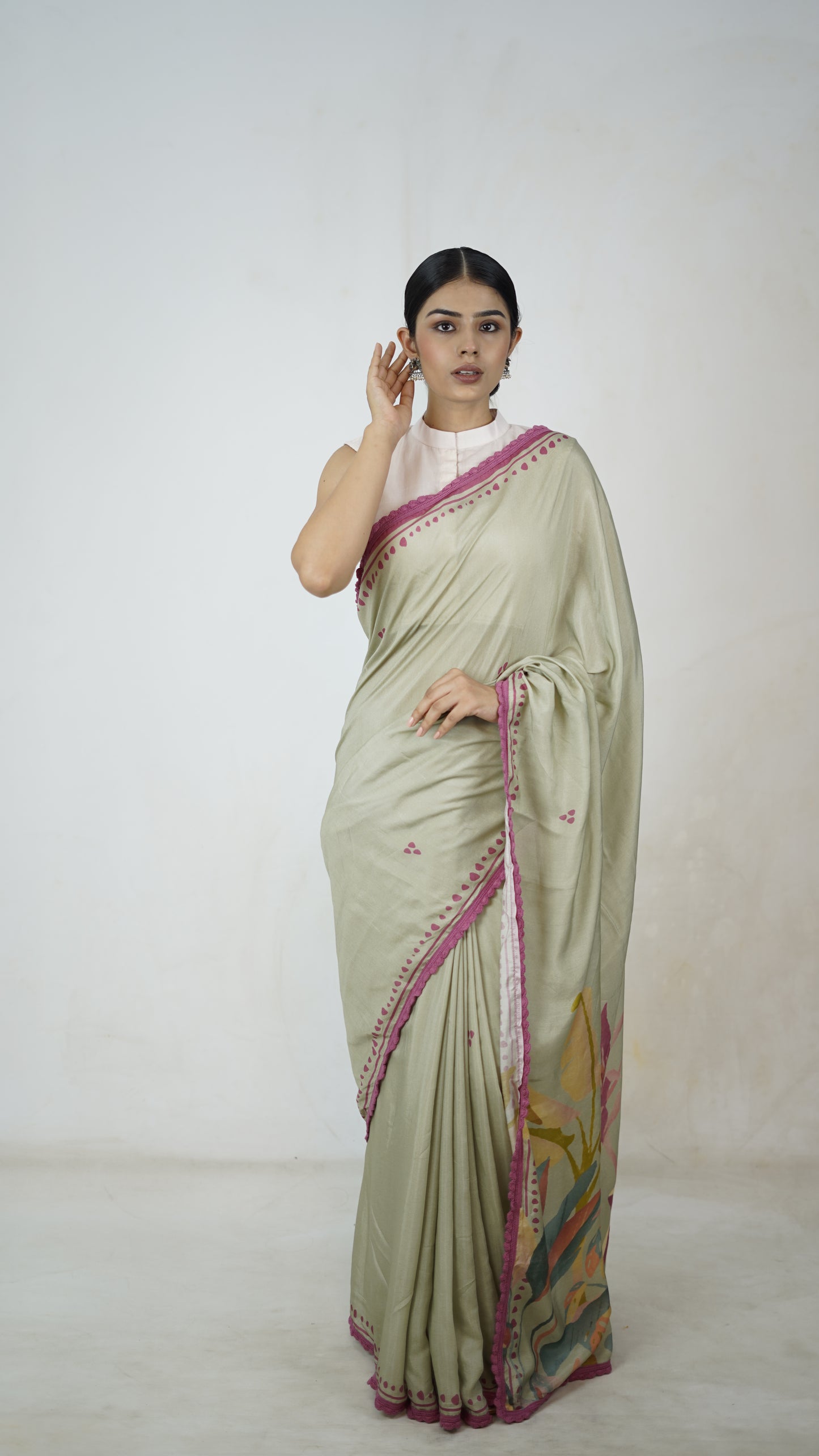 Apsara - The Jade Muslin Saree