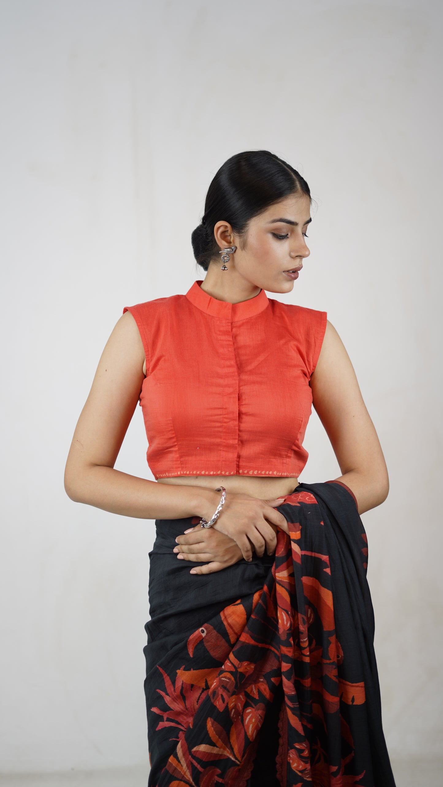 Hemangi- The Black Cotton Saree