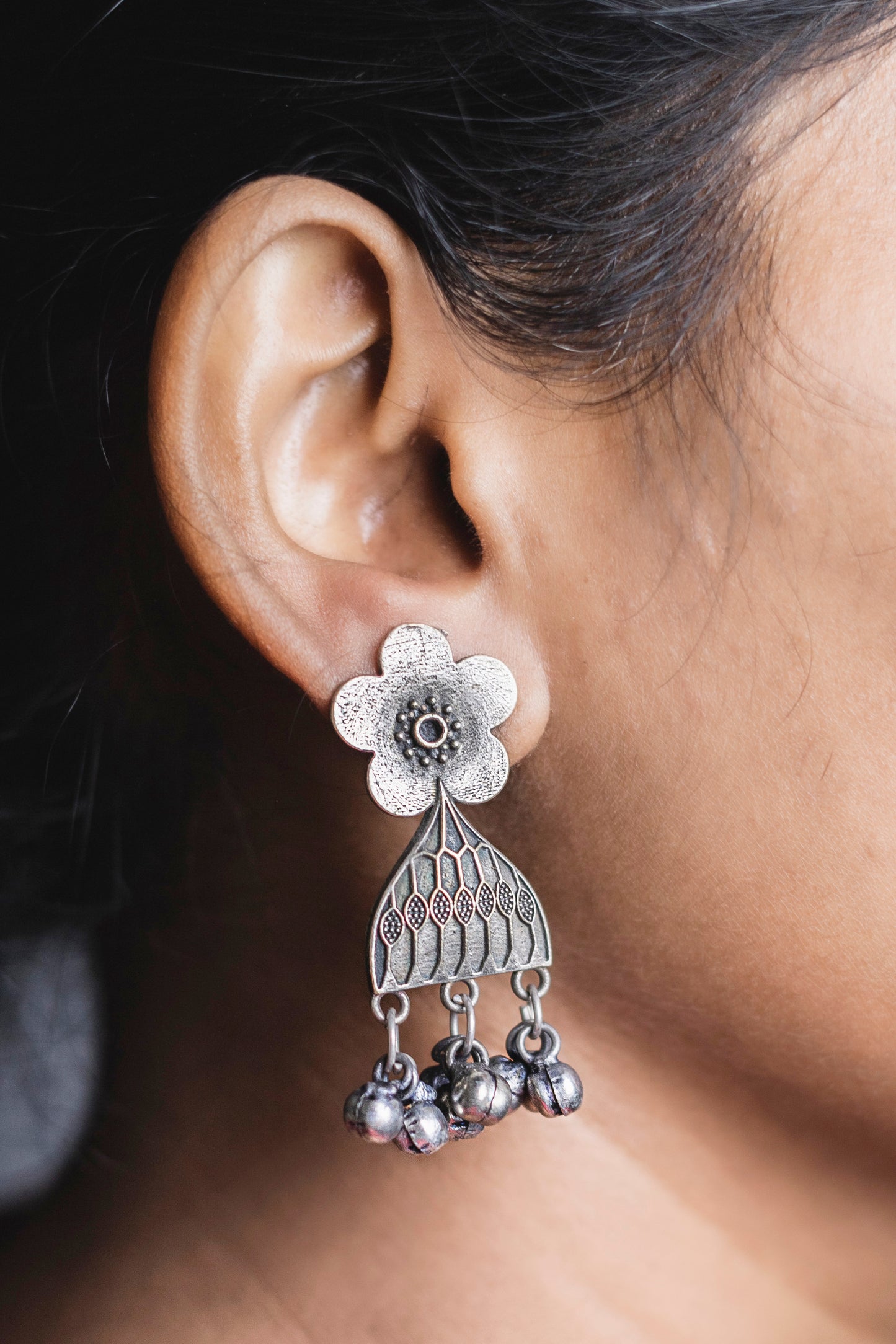 Pushpa- Flower Studs Earrings