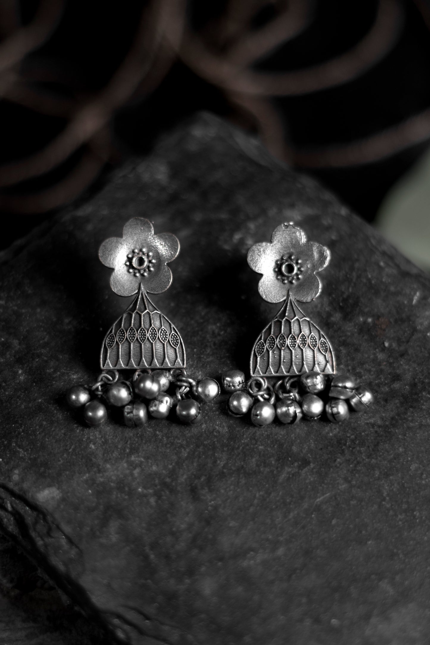 Pushpa- Flower Studs Earrings