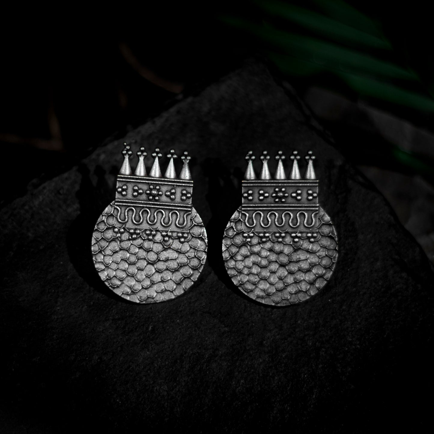 Kavya- Big Round Earrings