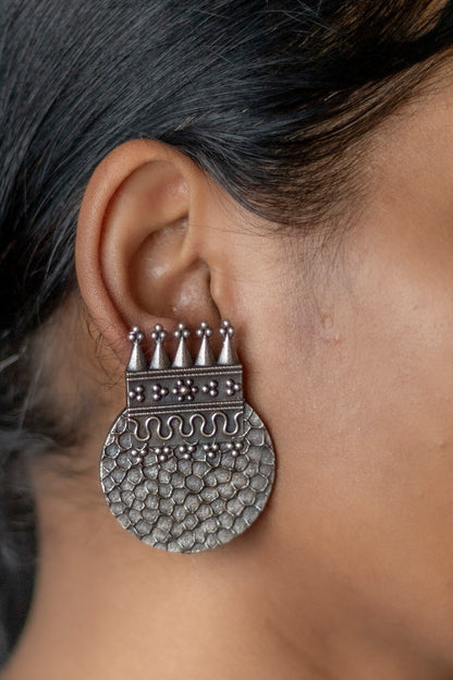 Kavya- Big Round Earrings